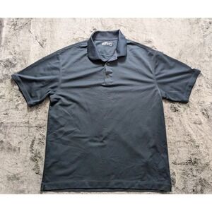 Nike Golf Fit Dry Short Sleeve Polo Shirt Men's Size Large Blue
